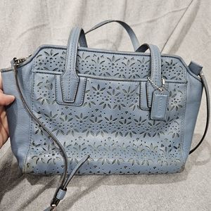 Taylor Eyelet Leather Mini Tote Crossbody